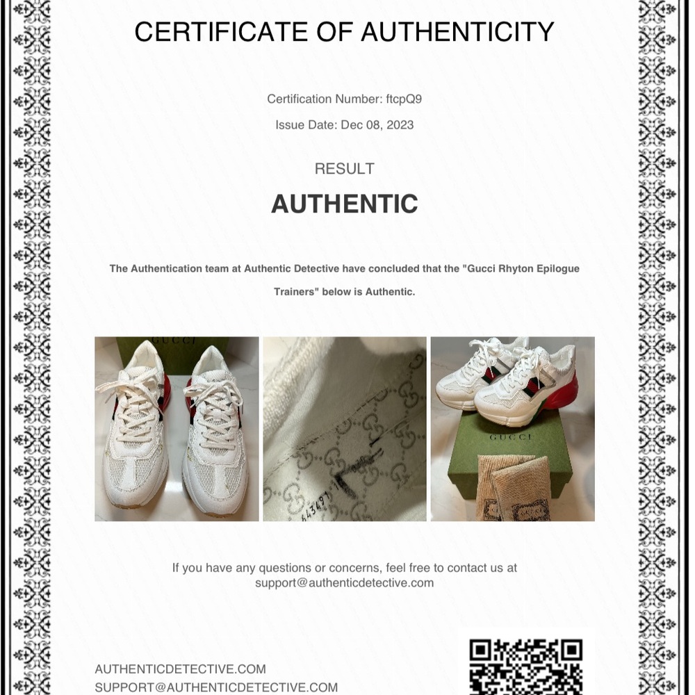 Gucci Rython Epilogue Trainers - Picture 2 of 15